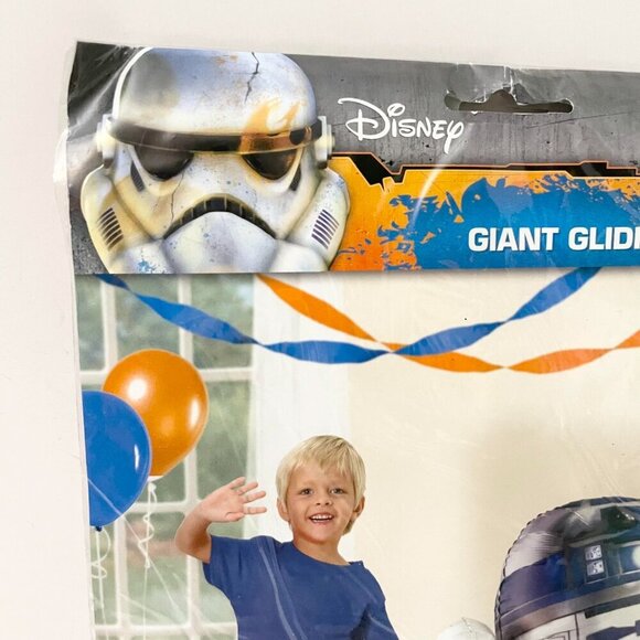 R2-D2 Star Wars Giant Gliding Birthday Balloon 38 Inch Tall Disney - Picture 8 of 16